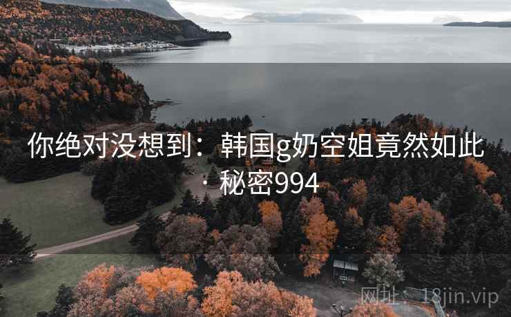 你绝对没想到：韩国g奶空姐竟然如此 · 秘密994