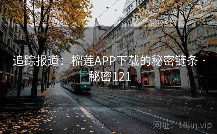 追踪报道：榴莲APP下载的秘密链条 · 秘密121